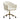 33.46" Modern Beige Velvet Home Office Chair - Adjustable Height & Adjustable Casters