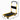 A dimension Image of the 330lbs Capacity Yellow Dolly Folding Push Hand Flatbed Rolling Cart