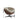 33" Swivel Barrel Two-Tone Accent Chair with Plump Seat - Brown & Beige