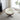 33" Swivel Barrel Two-Tone Accent Chair with Plump Seat - Brown & White