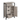A dimension Image of our 34" Kitchen Wooden Floor Storage Cabinet with Shelves and 3 Drawers