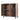 34" Modern Brown Sideboard Buffet Cabinet 