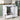 Bathroom Vanity White with open doors and drawers - Charmydecor