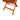 4 folding chairs in teak-wood