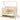 35" 2-Story Wooden Rabbit Cage with Ramp and Lockable Wheels