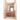 35" 2-Story Wooden Rabbit Cage with Ramp and Lockable Wheels