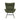 36.5" Modern Nursery Rocking Chair with Wood and Metal Legs - Deep Green Teddy Fabric