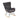 36.5" Modern Nursery Rocking Chair with Wood and Metal Legs - Deep Grey Teddy Fabric