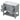 Grey Bathroom Vanity open drawers - Charmydecor
