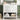 Bathroom Vanity White with white rolled towels organised in the bottom shelf - Charmydecor