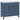 36" Modern Top-Sink Blue Bathroom Vanity Cabinet with 2 Soft Closing Doors and Drawers