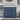 36" Modern Top-Sink Blue Bathroom Vanity Cabinet with 2 Soft Closing Doors and Drawers