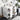 Bathroom Vanity White with open drawers - Charmydecor