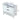A dimension Image of the 36" Modern White Resin Sink Bathroom Vanity with 2 Soft Closing Drawers & Open Storage Shelf