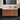 36" Etna Striped Walnut Texture Floating Bathroom Vanity with Push Open Drawer and Glossy Ceramic Sink