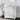 36" White Freestanding Bathroom Vanity with Carrara Marble Top