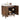 36" Wood Freestanding Bathroom Vanity Cabinet with Single Marble Top & Soft Close Doors