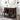 36'' Brown Bathroom Vanity with Top Sink and Cabinet