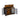 38.58" Indoor Brown Dog Crate Side Table