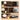 animal crate with Rotatable Feeding Bowl, Wheels, Three Doors, Flip-Up Top Opening