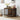 38.58" Indoor Brown Dog Crate Side Table With Rotatable Feeding Bowl, Wheels, Three Doors, Flip-Up Top Opening