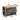 animal crate with Feeding Bowl, Wheels, Three Doors, Flip-Up Top Opening