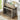 38.58" Indoor Grey Dog Crate Side Table With Feeding Bowl, Wheels, Three Doors, Flip-Up Top Opening