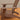 38" Brown Outdoor Reclining Polystyrene Adirondack Chair with Cup Holder