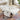 38" Modern Creamy White Ergonomic Glider Recliner Chair
