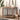 38" Rustic Brown Furniture-Style Dog Crate on Wheels with Double Doors and Lift Top