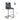 39.37 Black PU Counter Height Dining Chair