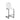 39.37 White PU Counter Height Dining Chair