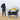 39" Black Folding Wagon Garden Shopping Beach Cart