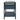 39" Entryway Antique Navy Storage Bench Shoe Rack