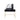 39" Minimalist Black Dressing Vanity with 10-LED Make up Mirror and 3 Drawers