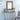 39" Full Length Rectangle Wall Mirror with Brown Distressed Wood Frame