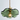 Ceiling Mount Green glass Pendant Light