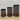 Black candlestick decorative holders