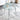 40" Glass Modern Minimalist Circular Dining Table with Electroplated Silver Metal Legs