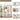 40" Wooden White Hall Tree Entryway Bench