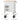 41" White Kitchen Cart with Spice Rack, Towel Rack and Two Drawers