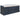 42" Antique Navy 4-Doors Storage Shoe Bench with Removable Cushion and Adjustable Shelves