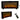 42" Black Wall-mounted Electronic Fireplace with 10 Colors Back Light