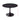 A dimension Image of our 42" Modern Black Round Pedestal Dining Table with Metal Legs