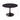 A dimension Image of our 42" Modern Black Round Pedestal Dining Table with Metal Legs