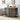 43.7" Indoor Grey Dog Crate Side Table With Feeding Bowl, Wheels, Three Doors, Flip-Up Top Opening