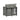43.7" Sliding Door Dog Crate Furniture with Mat - Grey