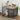 43.7" Sliding Door Dog Crate Furniture with Mat - Grey