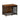 43.7" Sliding Door Dog Crate Furniture with Mat - Rustic Brown