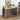Copy of 43" Wooden Furniture Style Dog Crate with Feeding Bowl, Three Doors, and Flip-Up Top Opening - Grey